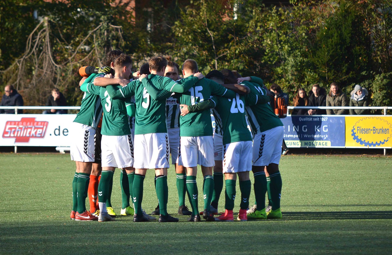 soccer team teamwork