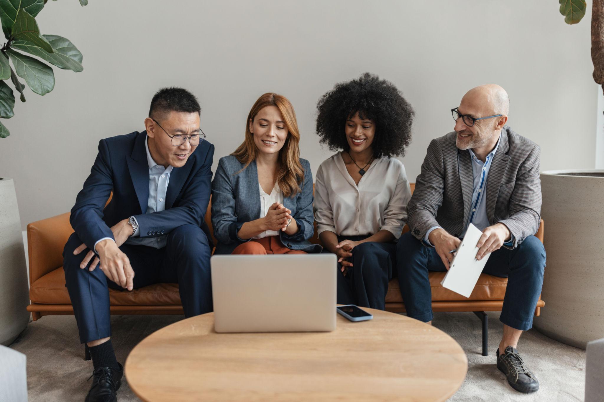 multiculturele collega's organisatie
